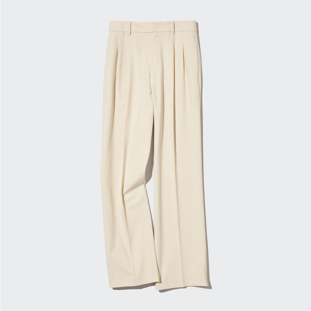 Uniqlo Pleated Wide Leg Pants